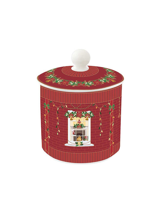 Marva Weihnachtlich Vase Porzellan L13xB10.5cm.