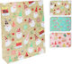 Koopman Hârtie Crăciunească Geantă pentru Cadou Multicoloră 33x41x9.5cm.