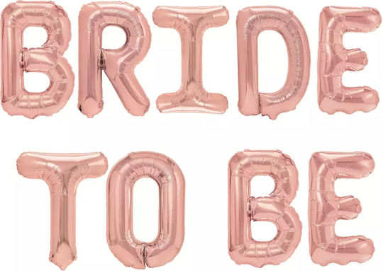 Μπαλόνι Foil Γράμματα "bride To Be" Rose Gold 40 Εκ