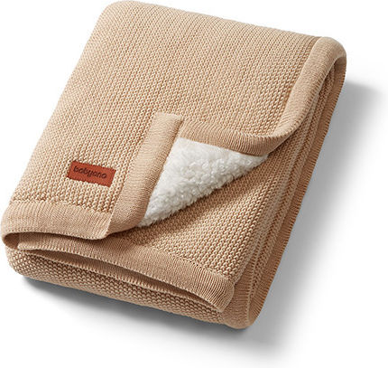 Babyono Decke Wickeltücher für Kinderzimmer Baumwolle Beige 75x100cm