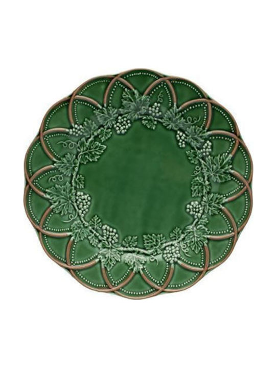 Bordallo Pinheiro Teller Untiefe Grün 28cm