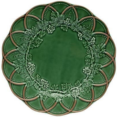 Bordallo Pinheiro Farfurie joasă Verde 28cm