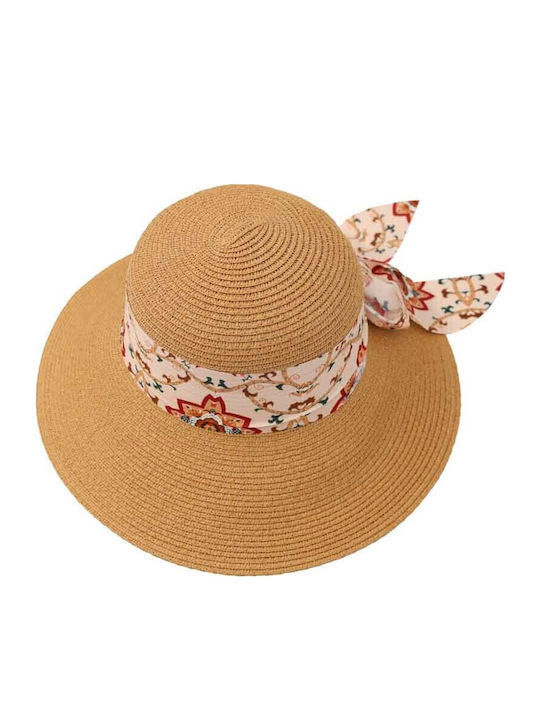 Aquablue Wicker Women's Hat Brown