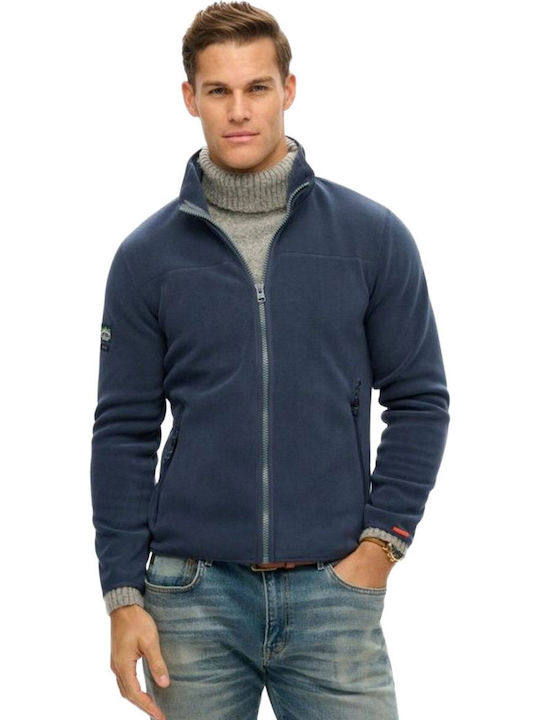 D2 Ovin Men's Fleece Cardigan Blue