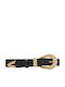 Leather Women's Belt Black