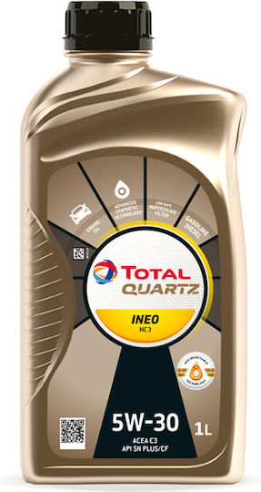 Total Quartz Ineo MC3 Car Oil 5W-30 1lt