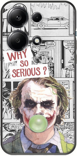 Why So Serious Xiaomi Redmi Note 14s Black Tpu Μαύρη Σιλικόνη