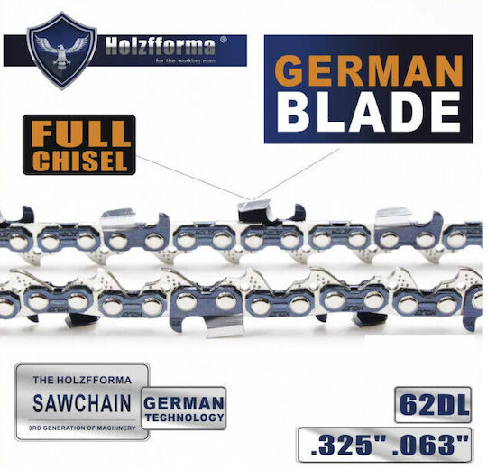 Chainsaw Chain 32 Teeth Pitch 3.25 Holzfforma 1.3mm