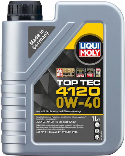 Liqui Moly 4120 Λάδι Αυτοκινήτου 0W-40 1lt