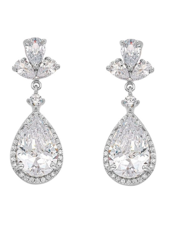 Gloria Hope Earrings with Stones