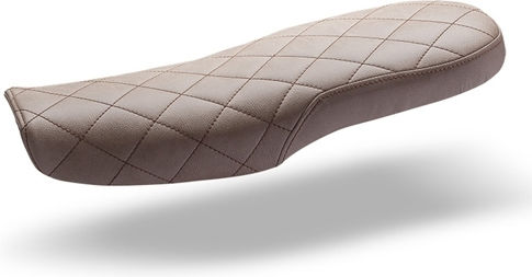 C Racer C-racer Honda Cx500 Scrambler Seat Dark Brown Square Stitching Type Brown Thread Color