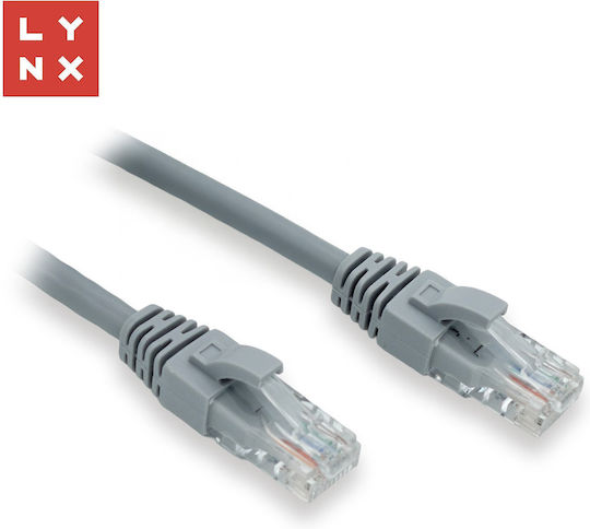 Lynx U/UTP Cat.6 Gigabit Network Cable Ethernet 10m Gray