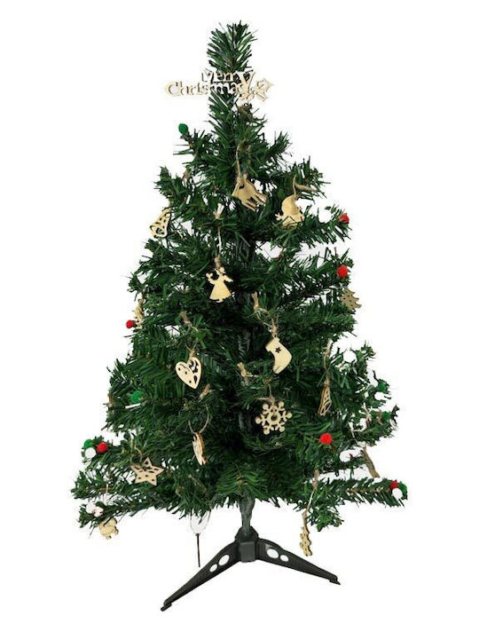 Decorațiune de Crăciun Metalic Braduleț 60cm. Împodobit