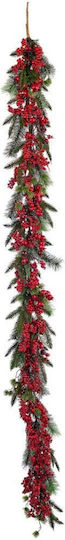 Christmas Garland Frozen Mistletoe Berries 30x180cm 313.001.0437.07