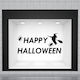 Halloween Βιτρίνα Μαύρη Μάγισσα 120x55cm