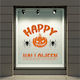 Halloween Schaufenster- und Wandsticker Happy Halloween 60x70cm