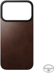 Nomad Magnetische Leder Rückseiten Schutzfolie für iPhone 17 Pro Horween Rustikales Braun Nomad Magnetische Leder Rückseiten Schutzfolie für iPhone 17 Pro Horween Rustikales Braun