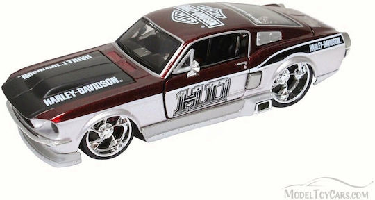 Miniature Maisto Harley-Davidson Custom 1967 Ford Mustang GT