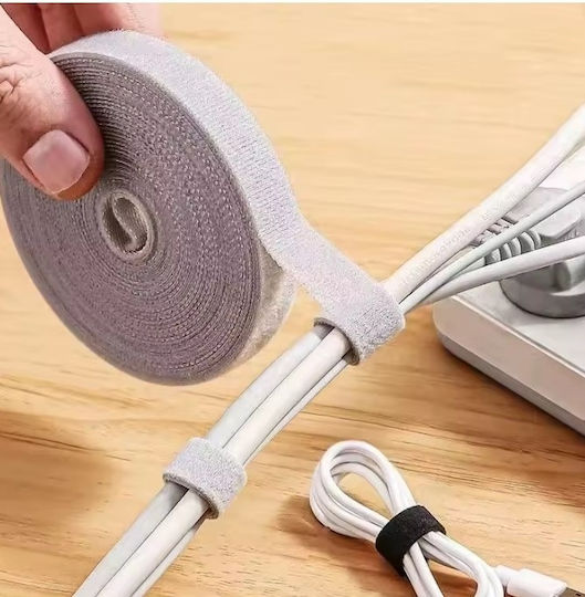 Органайзер За Кабели 3м Черен – Лента За Подреждане На Кабели Velcro 20-9885