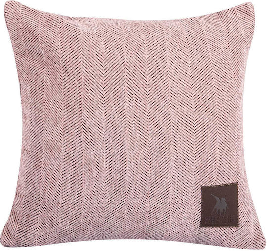Das Home Μαξιλάρι Καναπέ Pink 42x42εκ.