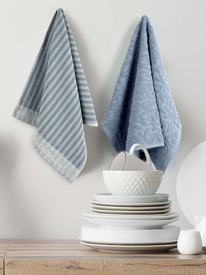 Nima Eliora Kitchen Towel Made of 100% Cotton 60x40cm 2 Pieces