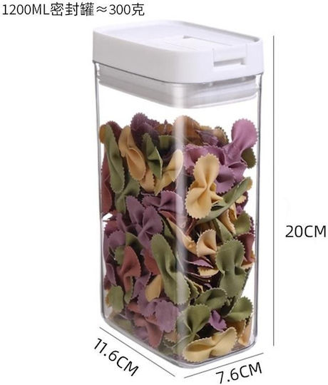 Next Plastic Lunch Box Transparent 1200ml