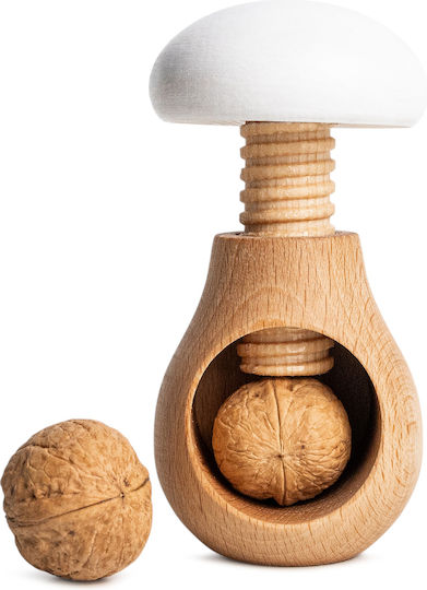Creative Home Cascanuci Din Lemn Formă De Ciupercă 10 X 7 Cm Pălărie Albă Lemn De Fag Natural Mecanism Cu Șurub Rezistent Practic Creative Home Cascanuci Din Lemn Formă De Ciupercă 10 X 7 Cm Pălărie Albă Lemn De Fag Natural Mecanism Cu Șurub Rezistent Practic