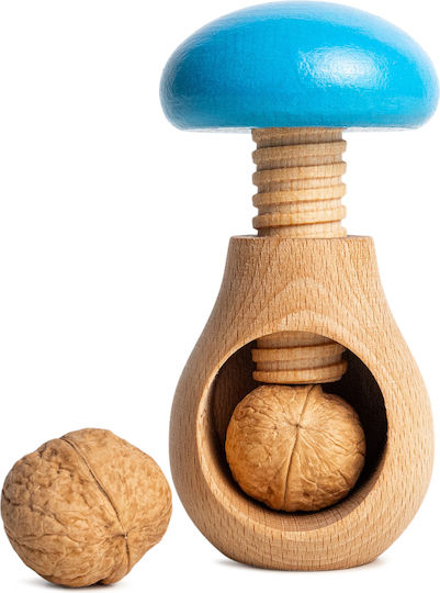 Creative Home Cascanuci Din Lemn Formă De Ciupercă 10 X 7 Cm Pălărie Albastră Lemn De Fag Natural Mecanism Cu Șurub Robust Practic Creative Home Cascanuci Din Lemn Formă De Ciupercă 10 X 7 Cm Pălărie Albastră Lemn De Fag Natural Mecanism Cu Șurub Robust Practic