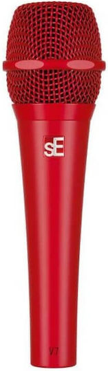 SE Electronics V7 Δυναμικό Microphone XLR Handmade for Vocals in Red Color Nickel 25th Anniversary Edition