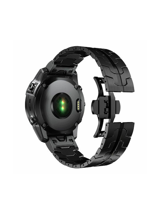 Strap Stainless Steel Black (Fenix 3 / 5X / 5X Plus / 6X / 6X Pro / 7X / 7X Pro / 8 (51mm))