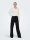 Wide Damenjeans Black