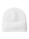 Beanie Beanie with Rib Knit in Ecru color