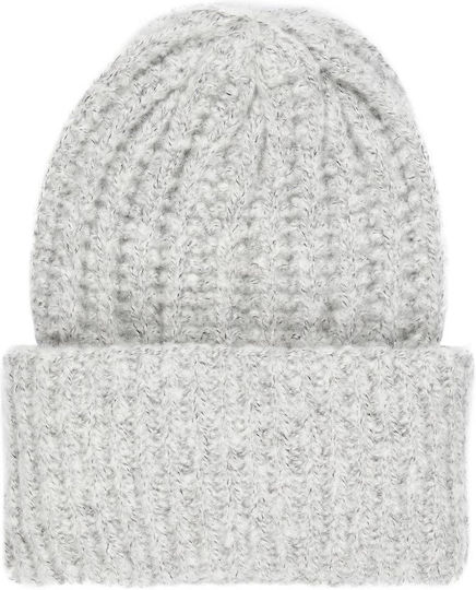 Beanie Unisex Beanie Gestrickt in Gray Farbe