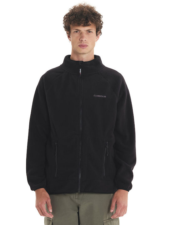 Ανδρική Ζακέτα Fleece Μαύρη
