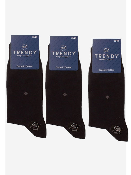 Trendy Ανδρικές Κάλτσες Μαύρο 3Pack