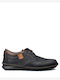 Leder Herren Freizeitschuhe Schwarz