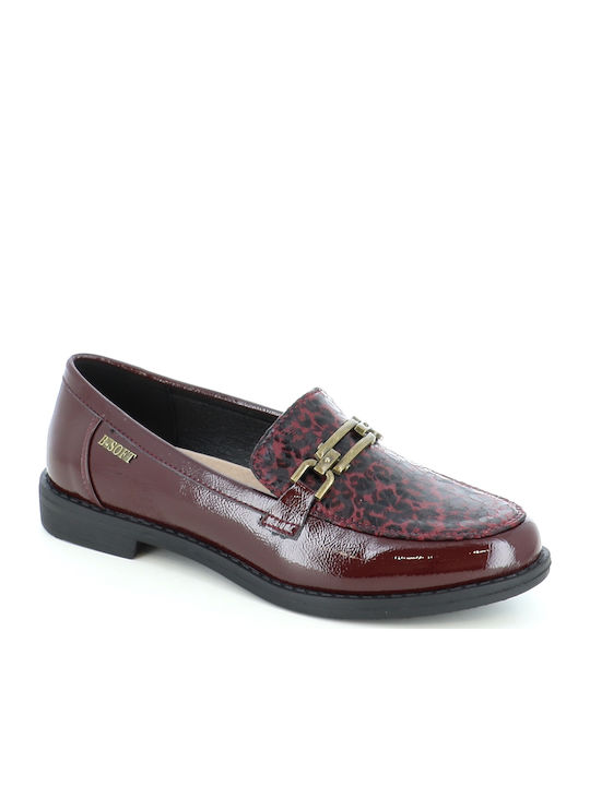 B-Soft Γυναικεία Loafers σε Μπορντό Χρώμα
