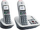 Motorola CD5012 Ασύρματο Τηλέφωνο Duo Λευκό