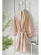 Saray Home Melisa Bathrobe with Hood Cream
