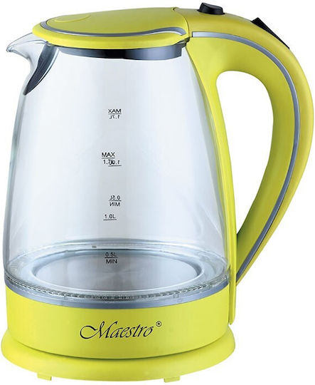 Maestro Mr-064 Electric Kettle 1.7lt 2000W Green