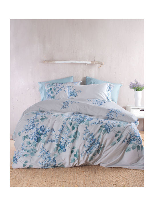 Rythmos Duvet Cover Set Cotton Single with Pill...