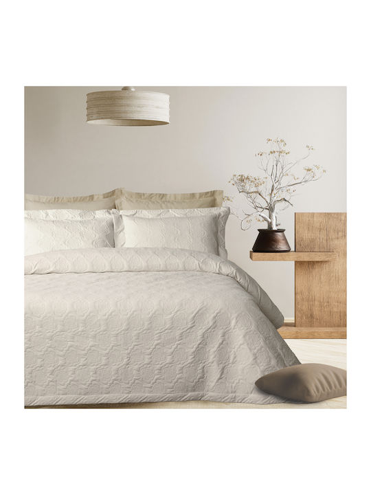 Das Home 0288 Coverlet Queen Size Microfiber Wh...