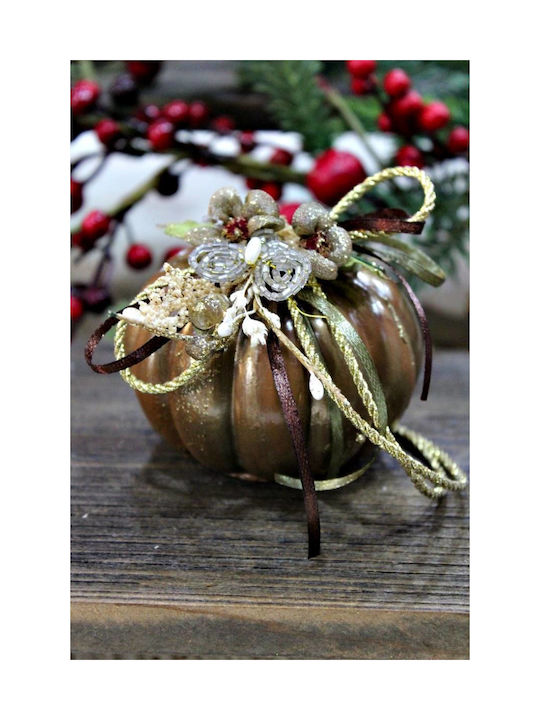 Gerakis Tabletop Lucky Charm Pumpkin Brown made of Plaster 7.8x8.5cm 1pcs Gerakis Tabletop Lucky Charm Pumpkin Brown made of Plaster 7.8x8.5cm 1pcs