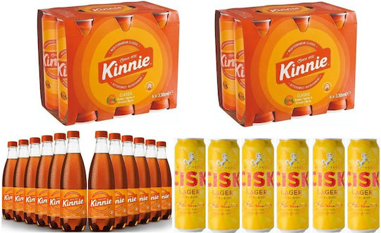 Пакет 12x Kinnie 500ml 12x Kinnie 330ml 6x Cisk бири 500ml