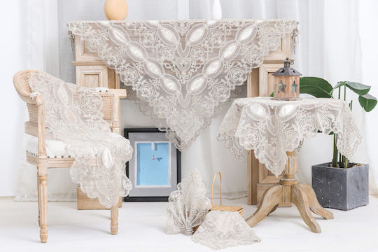 Pls-tb1157 Lt Coffee Table Linen Set 3 Pieces