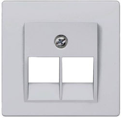 Κάλυμμα Πρίζας Δικτύου Siemens 5tg1261 Aluminium Uae Iae Εντοιχιζόμενο Ip20