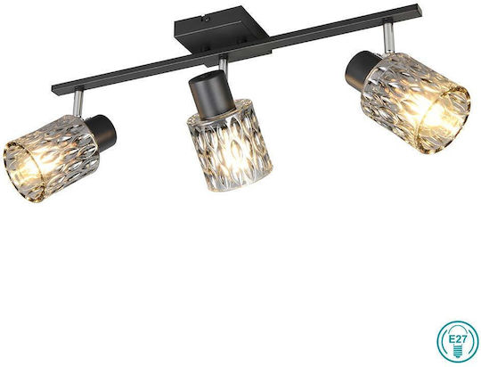Trio Lighting Σποτ σε Μαύρο Χρώμα