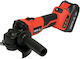 Yato YT-828295 Grinder 125mm Battery Brushless with Speed Control 2x4Ah