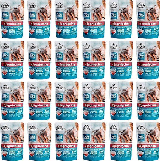Pet Republic Wet Food for Adult Cats in Pouches with Lamb 100gr
