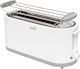Toaster 4 Schlitze 1400W Weiß